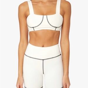 WeWoreWhat White and Black Workout Set